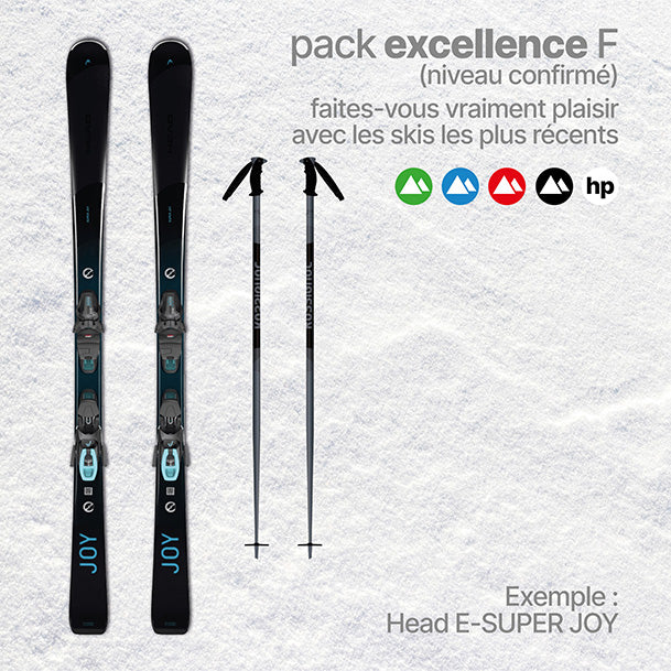 Location de ski Pack Excellence Femme pour 3 ans